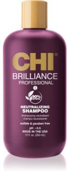CHI Brilliance Deep Neutralizing Shampoo champô com azeite 355 ml. Brilliance Deep Neutralizing Shampoo