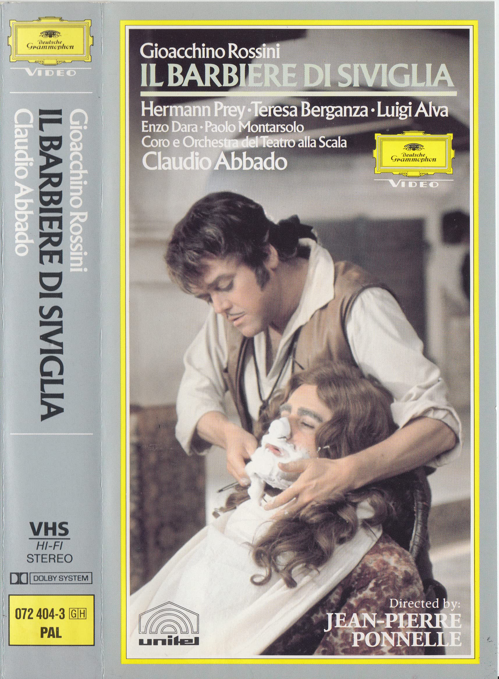 Luigi Alva - Rossini - Il barbiere di Siviglia [VHS] - Preis vom 16.10.2026 11:41:07 h