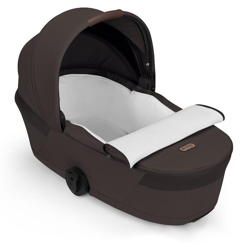 Cybex Balios S Lux Kinderwagen inkl. faltbarer Babywanne , Farbe:Chocolate Brown