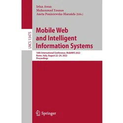 Mobile Web and Intelligent Information Systems, Fachbücher