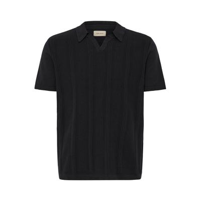 Poloshirt BLEND "Poloshirt BHBaron", Herren, Gr. XL, schwarz (schwarz beauty), Obermaterial: 100% Baumwolle CO., Shirts