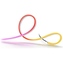 Philips Hue, LED Streifen, Neon Gradient Outdoor Lightstrip (EU-Stecker) (RGBW, 1000 cm, Outdoor)