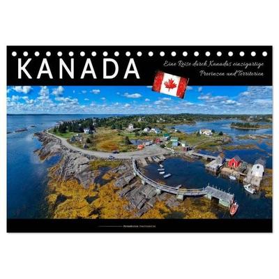 Kanada - eine Reise durch Kanadas einzigartige Provinzen und Territorien (Tischkalender 2027 DIN A5 quer), CALVENDO Monatskalender