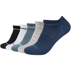 5er Pack camano Mesh Ventilation Sneakersocken 5790 - insignia blue 43-46