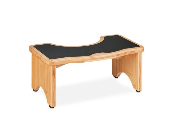 Relaxdays Toilettenhocker aus Bambus