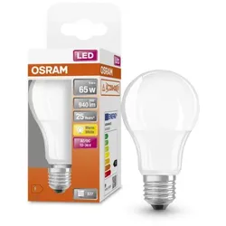 Osram E27 LED Star Classic Lampe Matt warmweißes Licht 9W wie 65W - LOW VOLTAGE 12...36 V - Für die Nutzung außerhalb des Stromnetzes