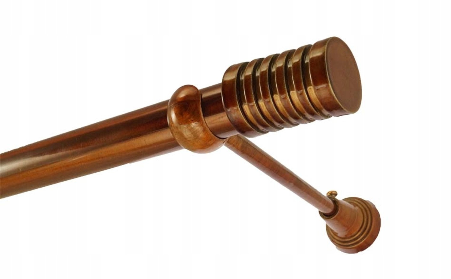 Metalen enkele gordijnroede 25mm 550cm - Polish Quality