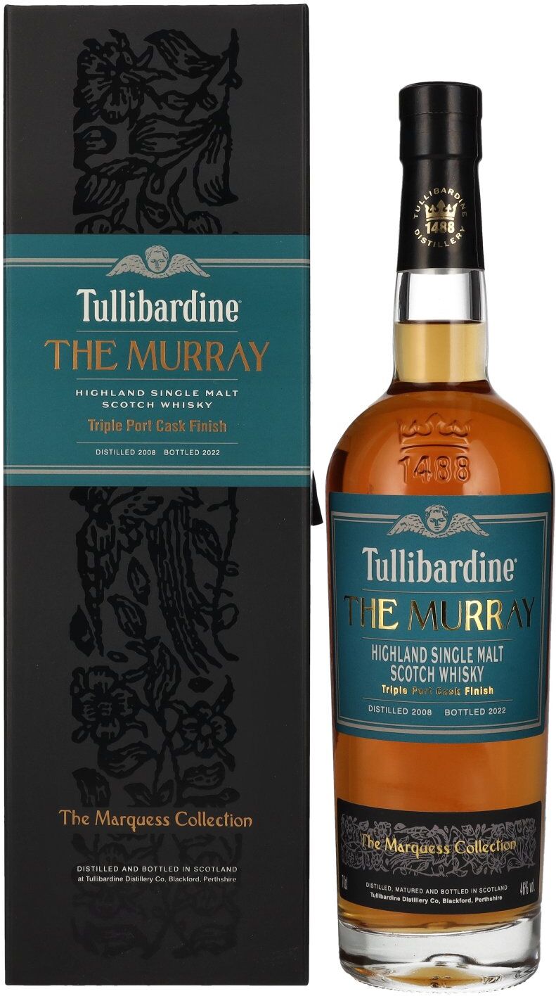 Tullibardine THE MURRAY The Marquess Collection Triple Port Cask Finish 2008 46% Vol. 0,7l in Geschenkbox