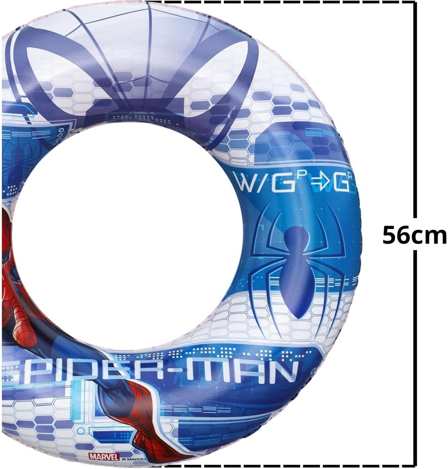 Spider-Man Swim Ring for Kids - Durable Pool Accessory with Spider-Man Design - Ages 3 and Up