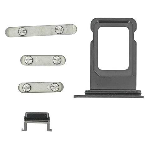OEM Button Set für iPhone XS Max space grey (Apple iPhone XS Max) (25445903)