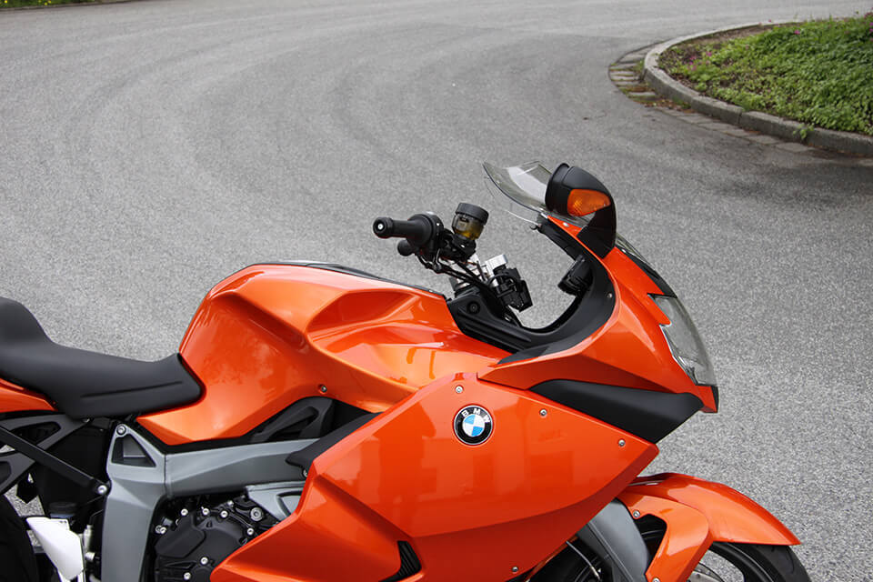 LSL Superbike-Kit mit Teilegutachten für BMW K1200S, Typ K12S, Modelljahr 2004-2008, K1300S, Typ K12S, Modelljahr 2009-, silber, (Typ G)