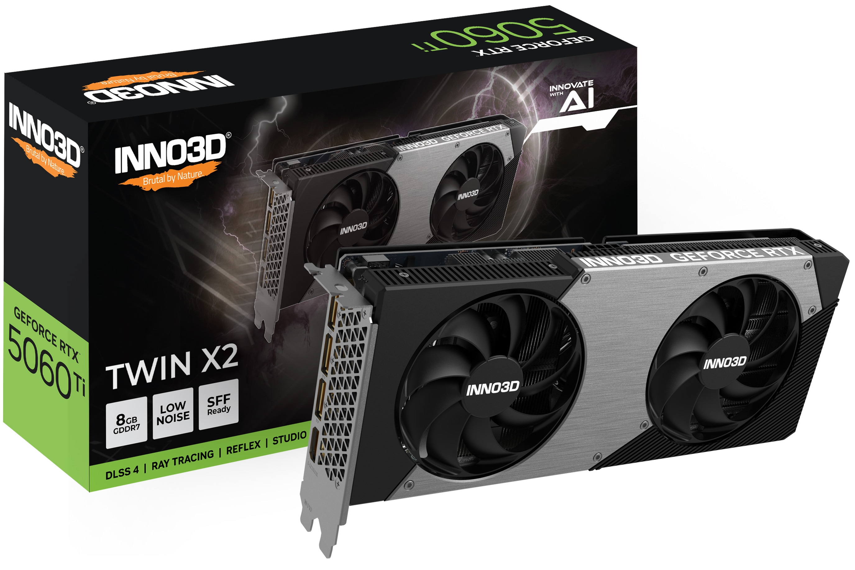 INNO3D GeForce RTX 5060 Ti Twin X2 Grafikkarte 8 GB