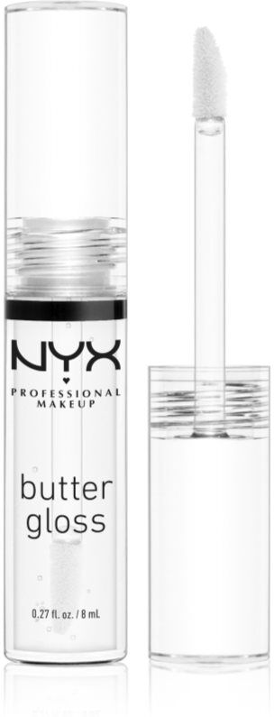 NYX Professional Makeup Butter Gloss lip gloss shade 54 Sugar Glass 8 ml