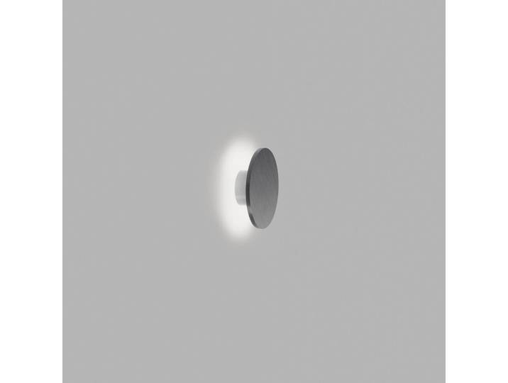 Applique murale Soho W2 Ø20 cm, IP54, blanc chaud, gris - LIGHT-POINT - Salon / séjour - Aluminium