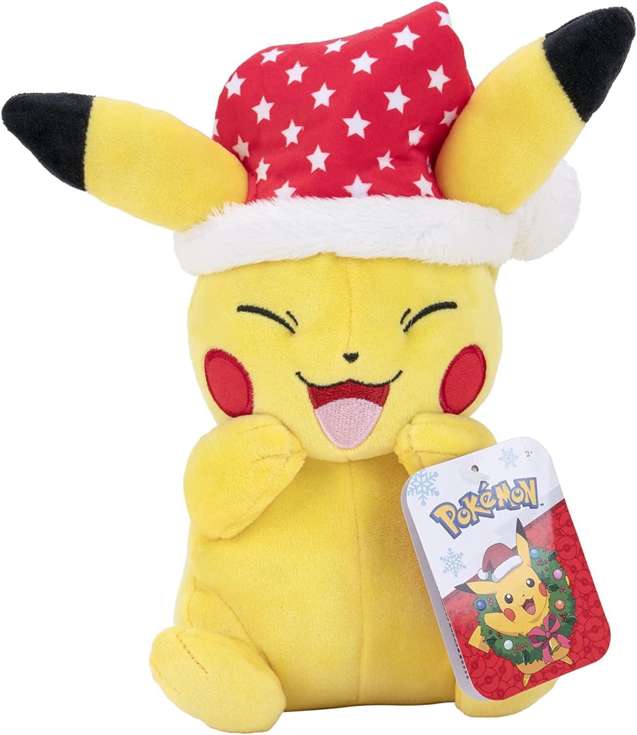 Pokémon Pikachu Pluche Figuur Kersteditie 20 cm