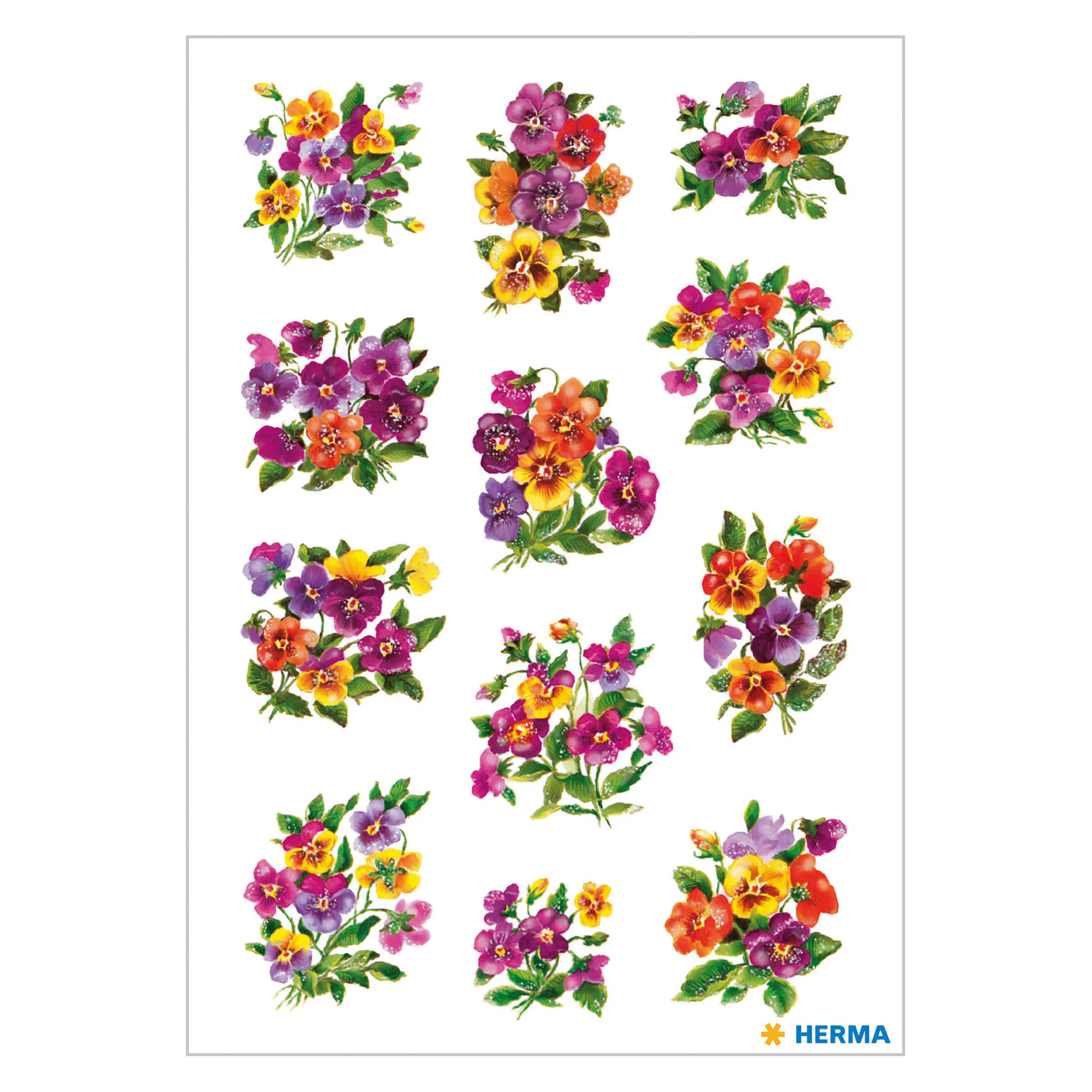 Herma Sticker Blumen (24 Sticker) (3348)