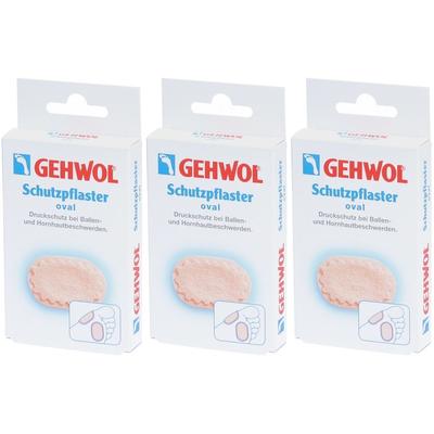 Gehwol Schutzpfl Oval x3 3x4 St Pflaster