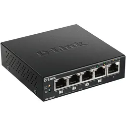 D-Link DES-1005P/E (5 Ports), Netzwerk Switch, Schwarz