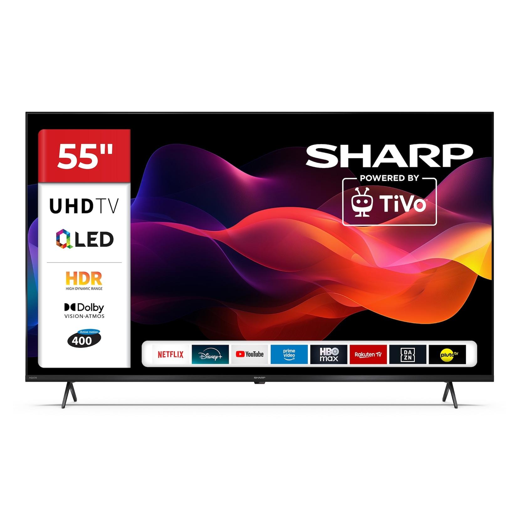 Sharp 55HM5745E QLED Fernseher 55 Zoll Smart TV by TiVo 4K UHD Fernseher mit HDR Dolby Vision (2026)