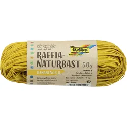 folia Raffia-Naturbast bananengelb