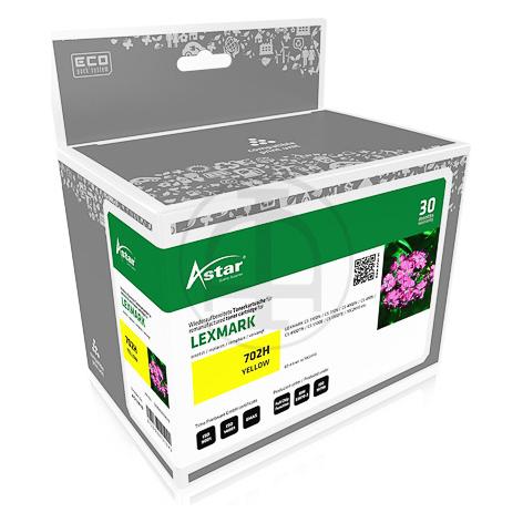Astar Lexmark Cartridge Return 702HY yell. HY 3K inkl. Chip (Y) (AS13410)