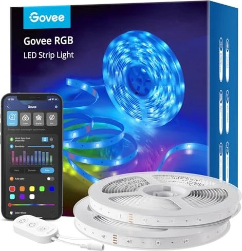 Govee WiFi RGB Smarter LED-Streifen 10 m (2 × 5 m)
