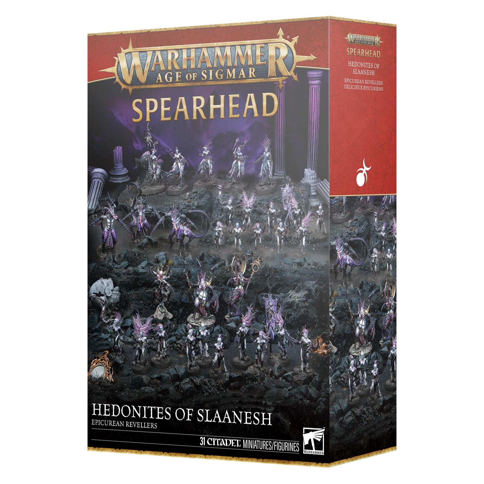 Warhammer Fantasy Age of Sigmar - Spearhead Hedonites of Slaanesh: Epicurean Revellers (Kunststoff) (72156033)