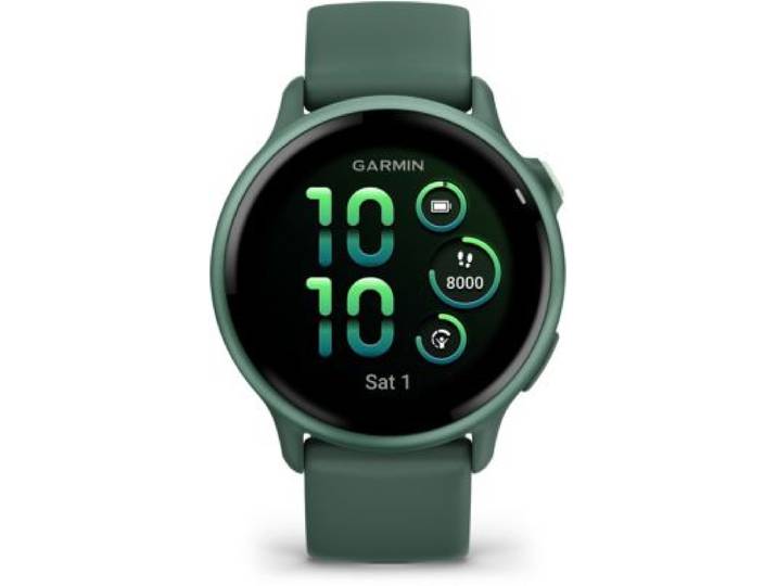 Garmin - Montre Sport Vivoactive 6 Forme Et Santé Gps Amoled Bt Wi-Fi 42 Mm Vert