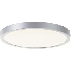 Brilliant LED Deckenleuchte Navara G80886/88 Badezimmer , Küche , Flur , Garage , 0 Kunststoff Outdoor , Indoor Decke silber - LED fest integriert