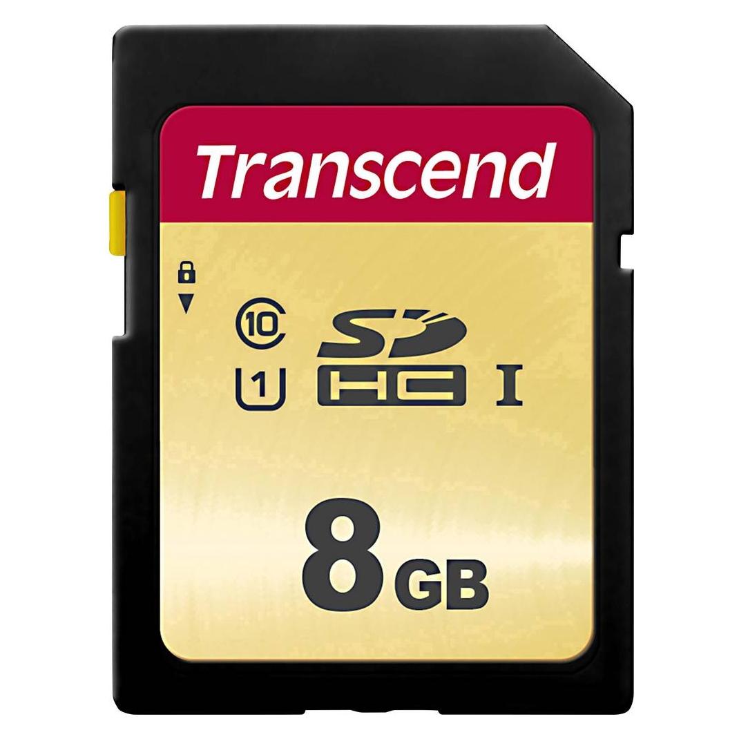 Transcend SDHC 500S 8GB Class 10 UHS-I U1 (8 GB, SDHC, U1, UHS-I) (TS8GSDC500S)