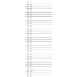 Zehnder Design-Heizkörper yucca asymmetrisch YA-130-050, 1304/478 mm, weiss
