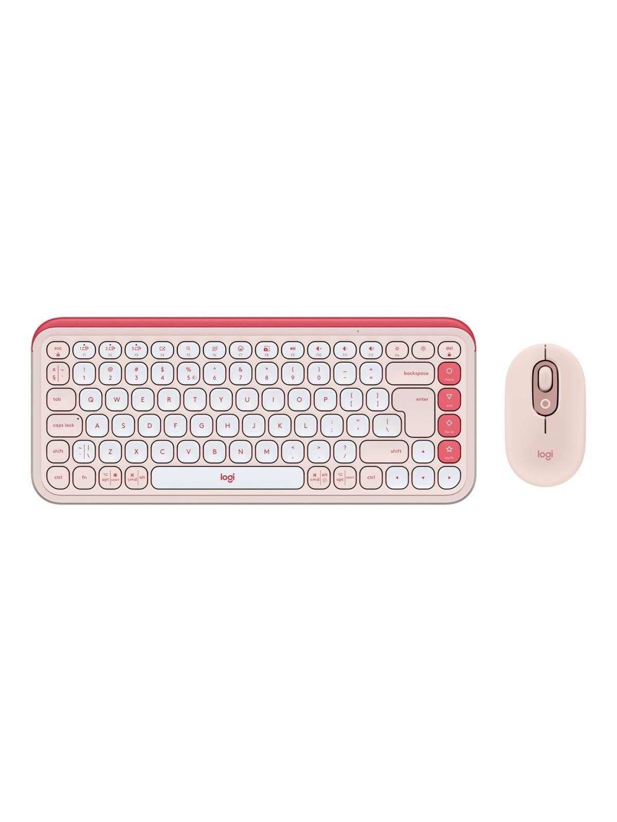 Logitech POP Icon Combo - Tastatur & Maus Set - Universal - Weiss