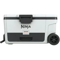 Ninja FrostVault 61l Kühlbox mit Rädern und Trockenzone - weiß|schwarz