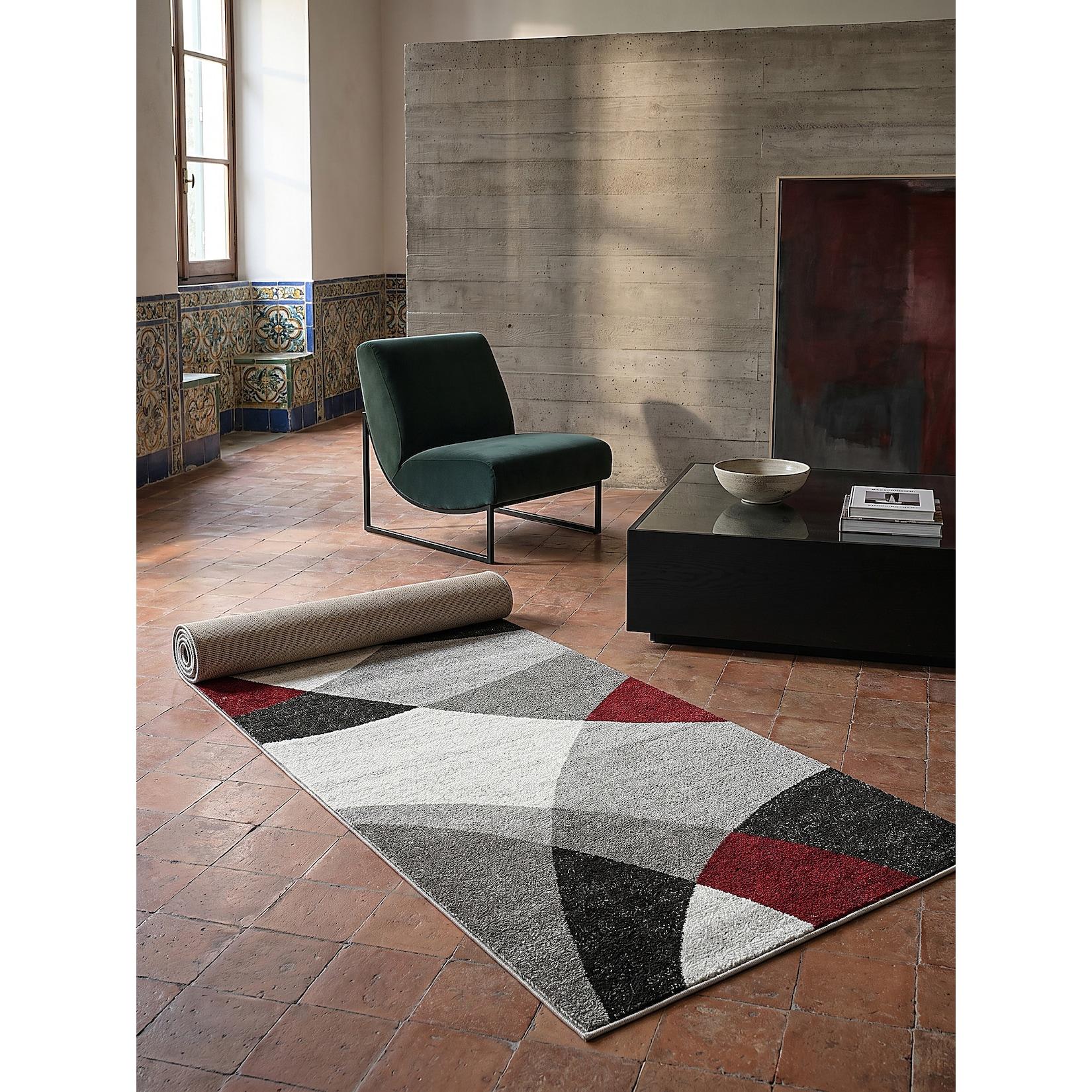 Niederflor-Läufer Grau 80x140 cm - THUR Kadima Design