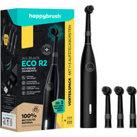 ECO R2 Allblack + 3 Refills, Elektrische Zahnbürste schwarz