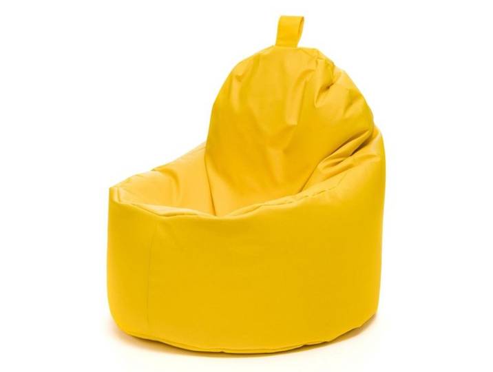 Fauteuil Pouf YOKO Cuir ecologique E1 Ensoleillé