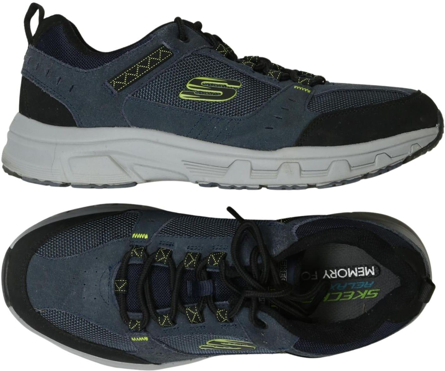 Skechers Herren Sneaker, Neon, Gr. EU 42, Leder - Second Hand