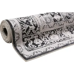 WECONhome Kurzflorteppich Seelace WH-19090-06 grau 80x150