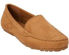 Women's The Milena Slip On Flat by Comfortview in Camel (Size 8 M)