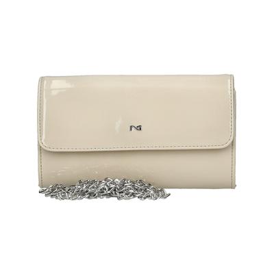 Clutch NERO GIARDINI "Nero Giardini Taschen Lederimitat", Damen, Gr. onesize, braun (latte), Lederimitat, Taschen