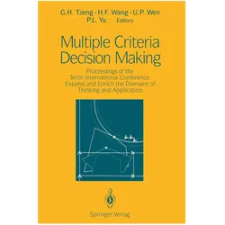 Multiple Criteria Decision Making, Fachbücher