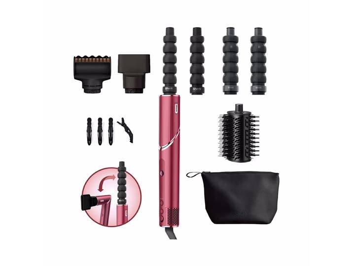 Shark HD456CRCH Heissluftbürste – Hairstyler/Multistyler – bordeaux