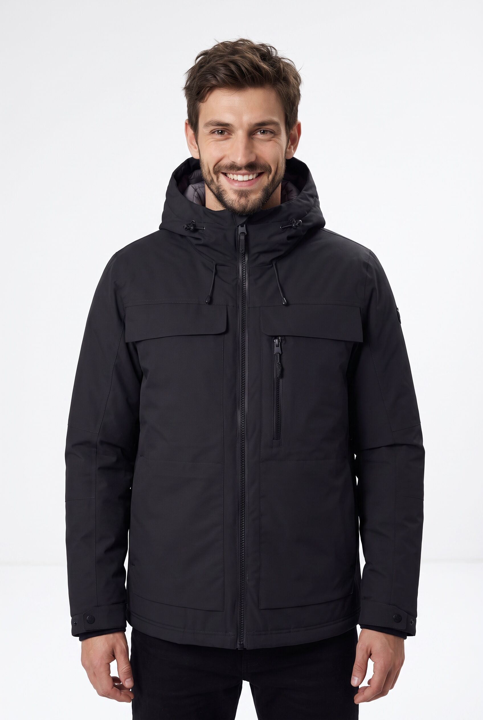 Funktionsjacke, Herren, Gr. XL, schwarz, Obermaterial: 100% Polyester. Futter: 100% Polyester. Wattierung: 100% Polyester, G.I.G.A. DX BY KILLTEC, Jacken Funktionsjacke, mit dicker Fütterung, atmungsaktiv, wasserdicht