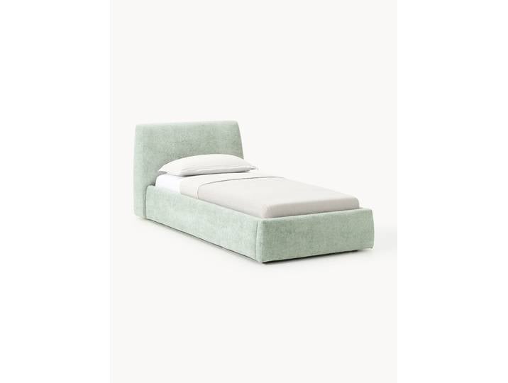 Polster-Einzelbett Cloud mit Stauraum