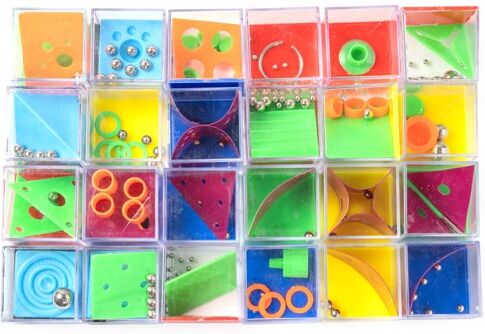 Jeu de compétences personnalisable en 24 modèles Cubik Transparent TAILLE UNIQUE ADULTE