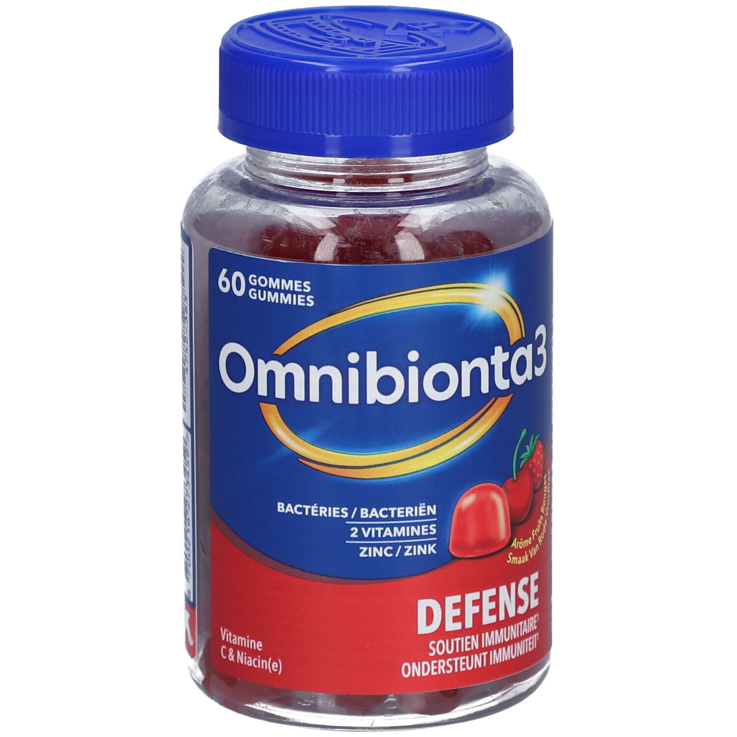 Omnibionta3 Gummies 60 Defense St Kaugummi