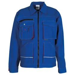 Bundjacke "BASALT" - 64 - kornblau/rot