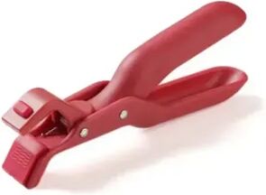 KitchenNation Anti Scalding Tray Holder, Multifunctional Bowl Holder, Anti Slip Silicone Clip For Kitchen, Creative Home Silicone red