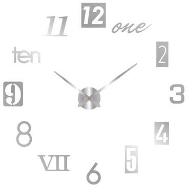 Uplift Picks Large 3D Wall Clock With Luminous DIY Numbers And Silent Movement 15 3 D 51 Inch (190cm)