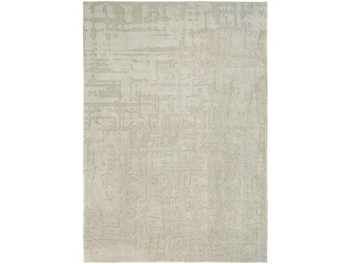 Teppich Baobab beige Einfarbig Polyester 80 x 150 cm
